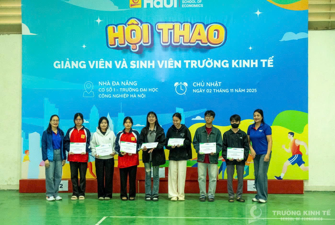 Hội thao “Giảng viên và Sinh viên Trường Kinh tế 2025” – lan tỏa tinh thần thể thao, gắn kết và sẻ chia
