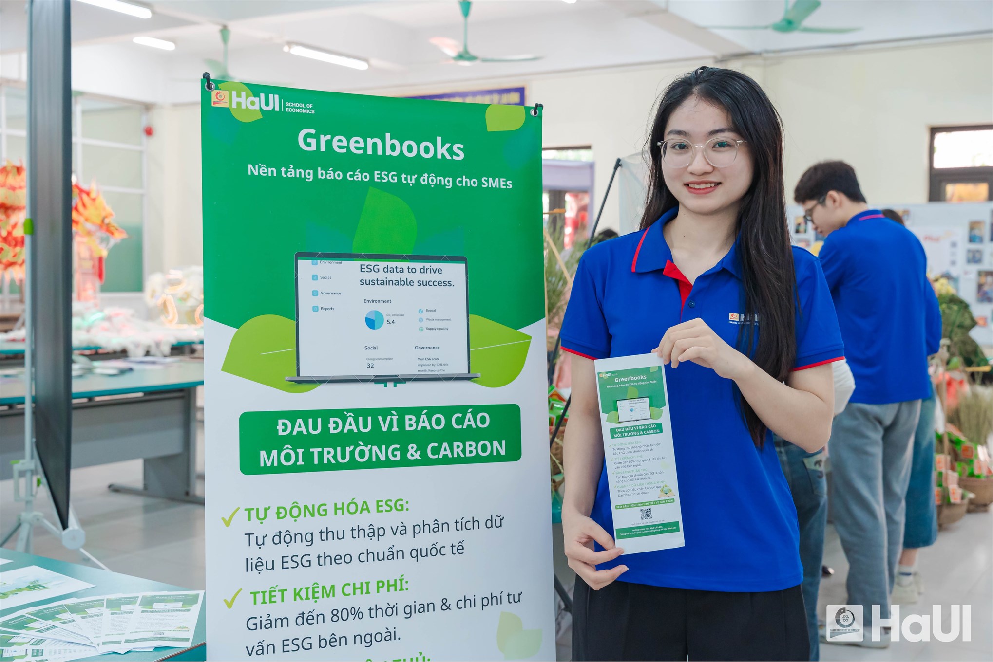 Trường Kinh tế tham gia “Ngày hội Đổi mới Sáng tạo – HaUI Innovation Day 2025”