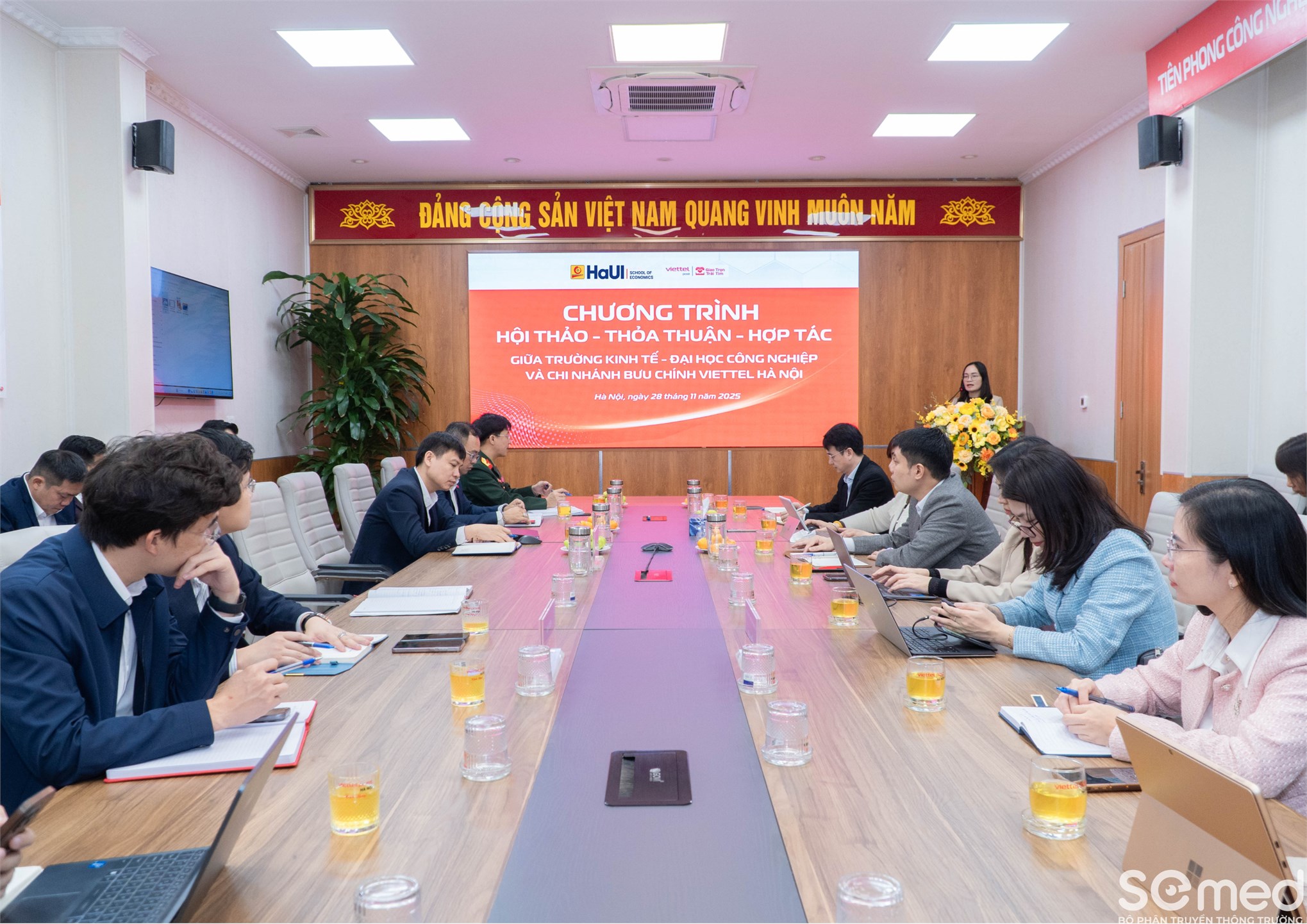 Trường Kinh tế – ĐH Công nghiệp Hà Nội và Viettel Post Hà Nội tăng cường hợp tác toàn diện trong đào tạo và phát triển nguồn nhân lực