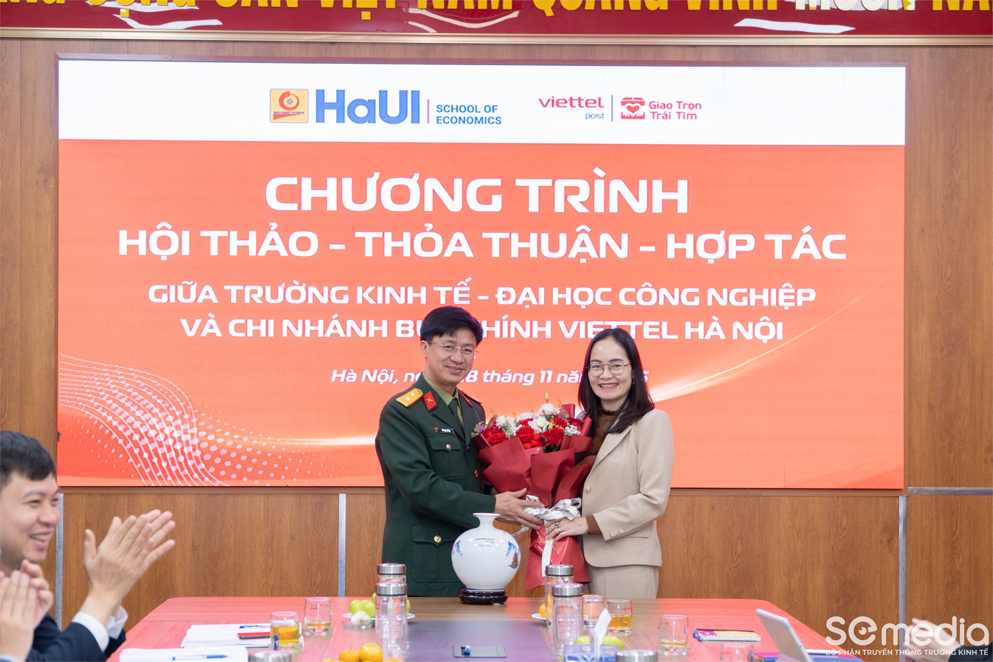 Trường Kinh tế – ĐH Công nghiệp Hà Nội và Viettel Post Hà Nội tăng cường hợp tác toàn diện trong đào tạo và phát triển nguồn nhân lực
