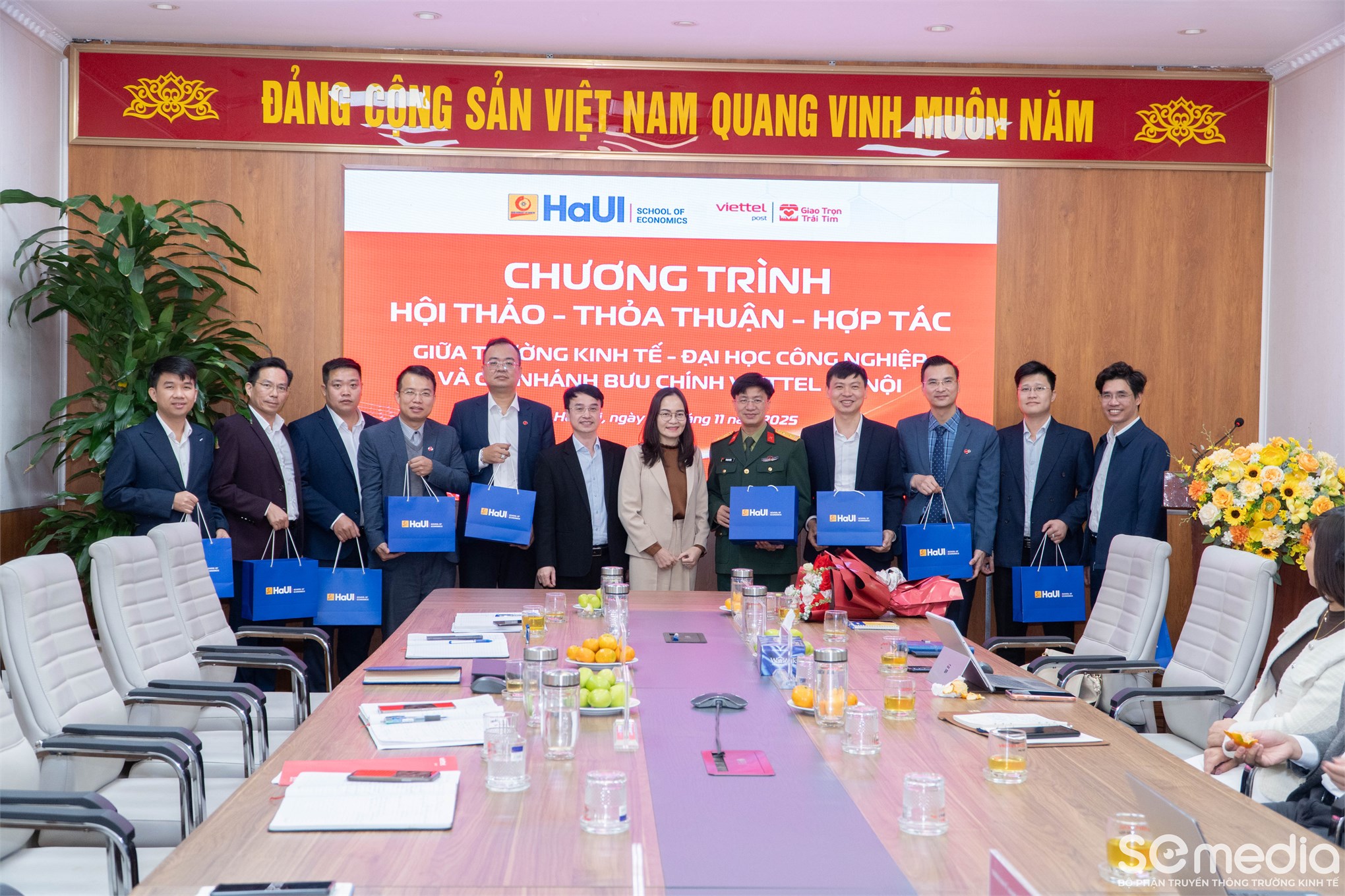 Trường Kinh tế – ĐH Công nghiệp Hà Nội và Viettel Post Hà Nội tăng cường hợp tác toàn diện trong đào tạo và phát triển nguồn nhân lực