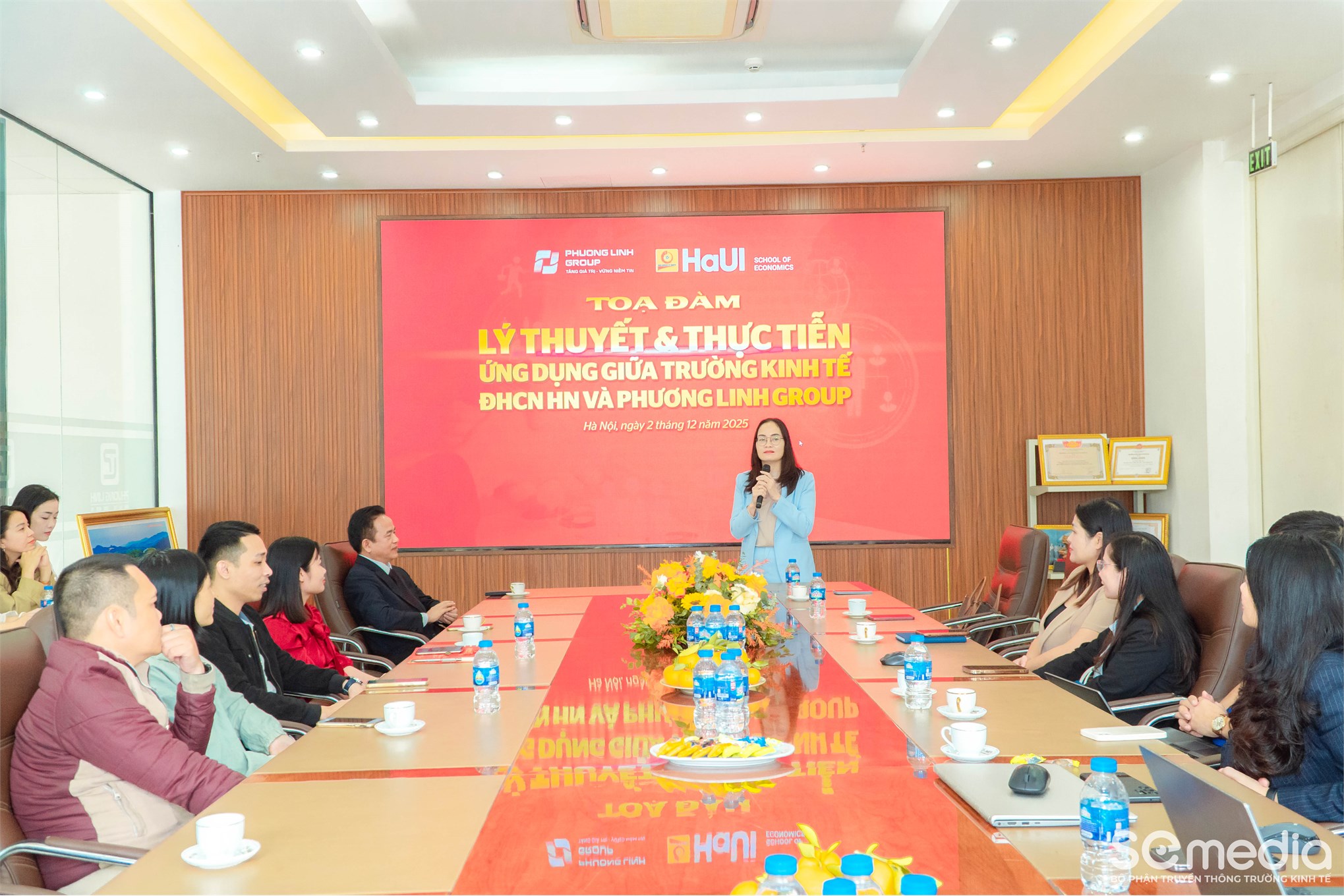 Trường Kinh tế – Đại học Công nghiệp Hà Nội tăng cường hợp tác toàn diện với Tập đoàn Phương Linh