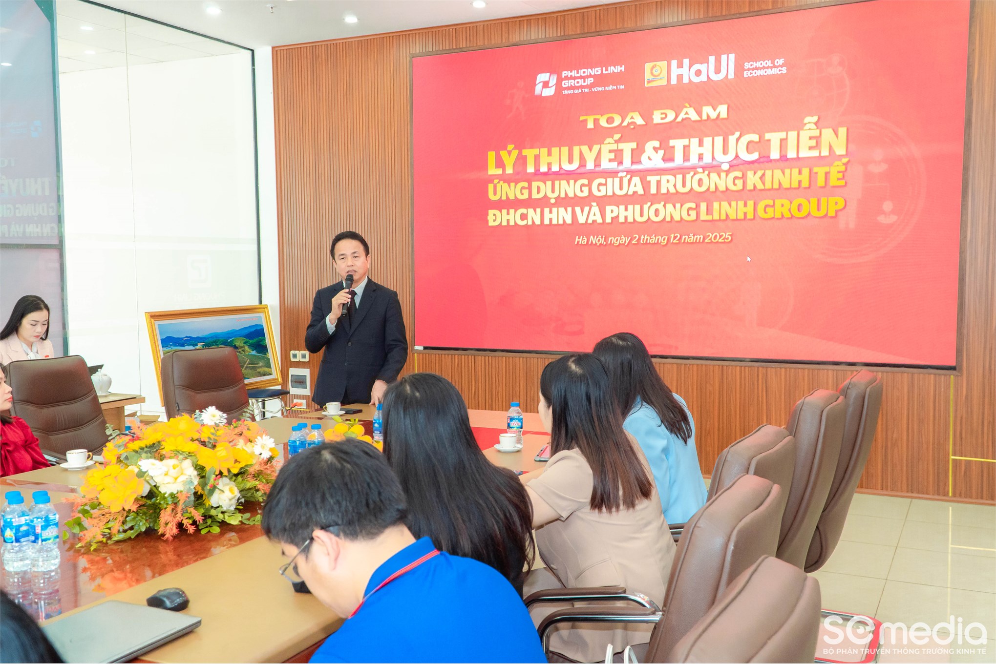 Trường Kinh tế – Đại học Công nghiệp Hà Nội tăng cường hợp tác toàn diện với Tập đoàn Phương Linh