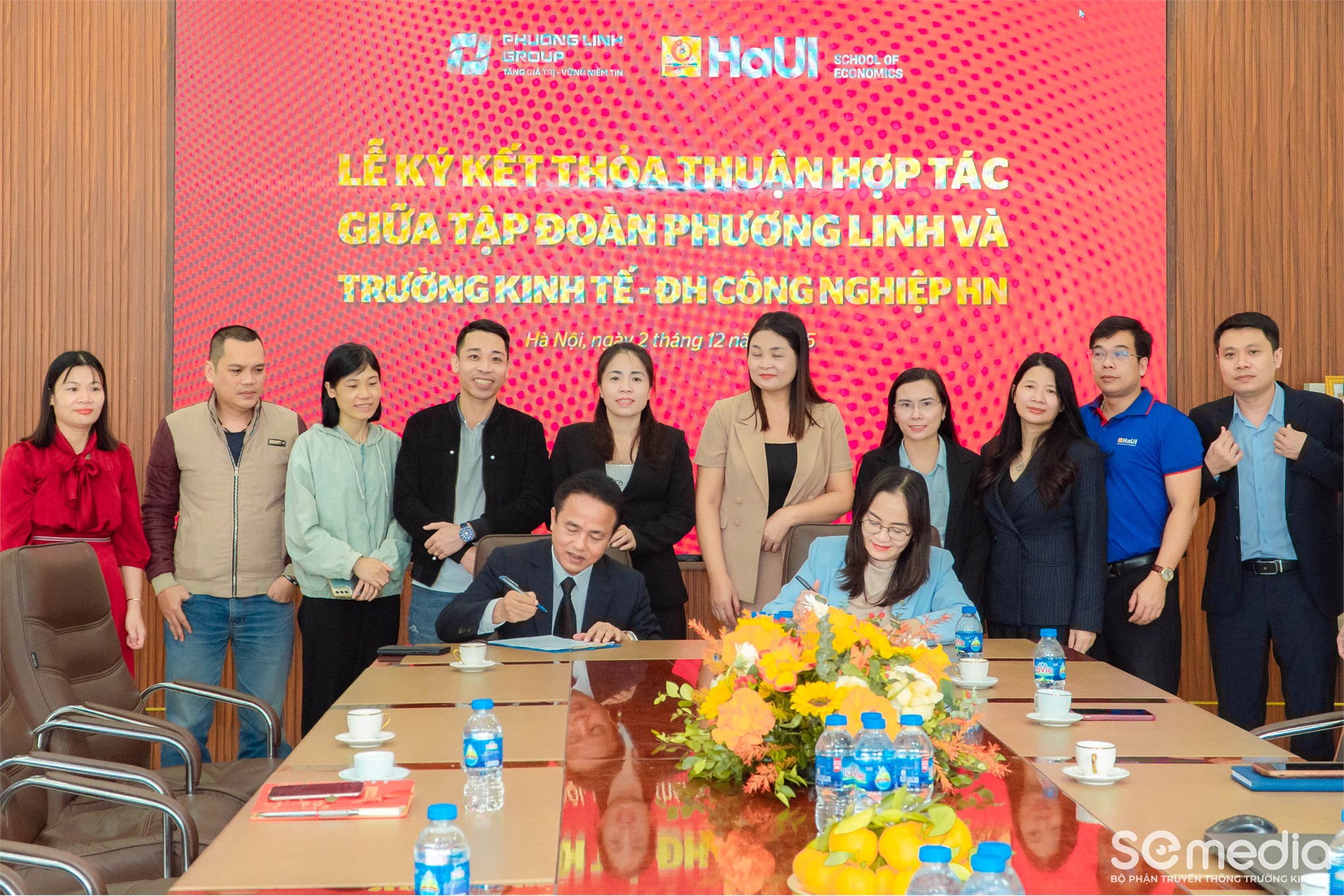 Trường Kinh tế – Đại học Công nghiệp Hà Nội tăng cường hợp tác toàn diện với Tập đoàn Phương Linh