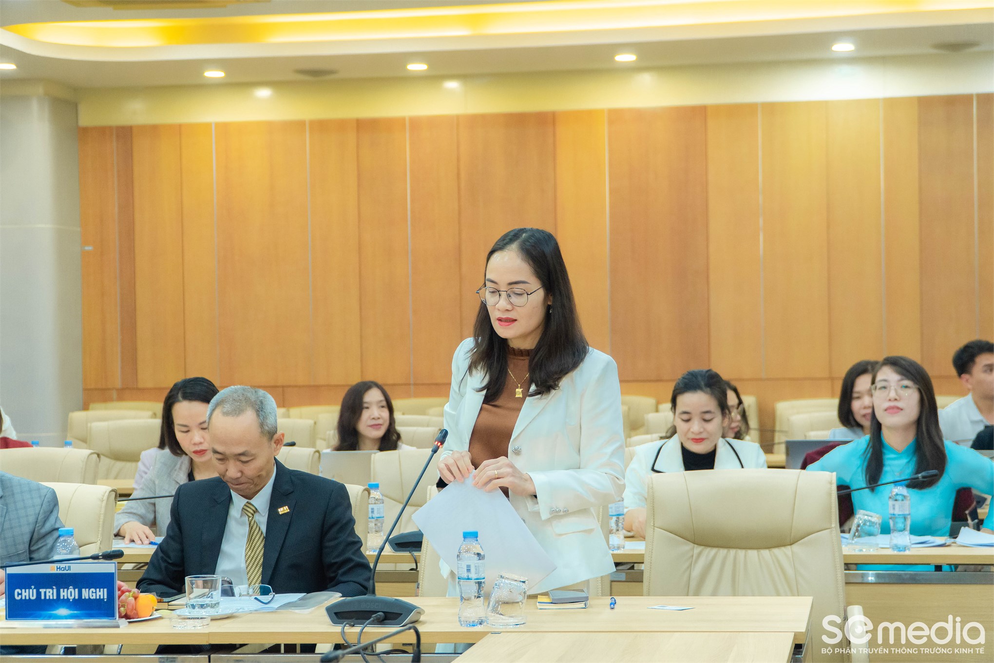 Trường kinh tế, Đại học Công nghiệp Hà Nội tổ chức hội nghị bàn tròn về định hướng đào tạo ngành kế toán – kiểm toán trong kỷ nguyên AI và dữ liệu lớn