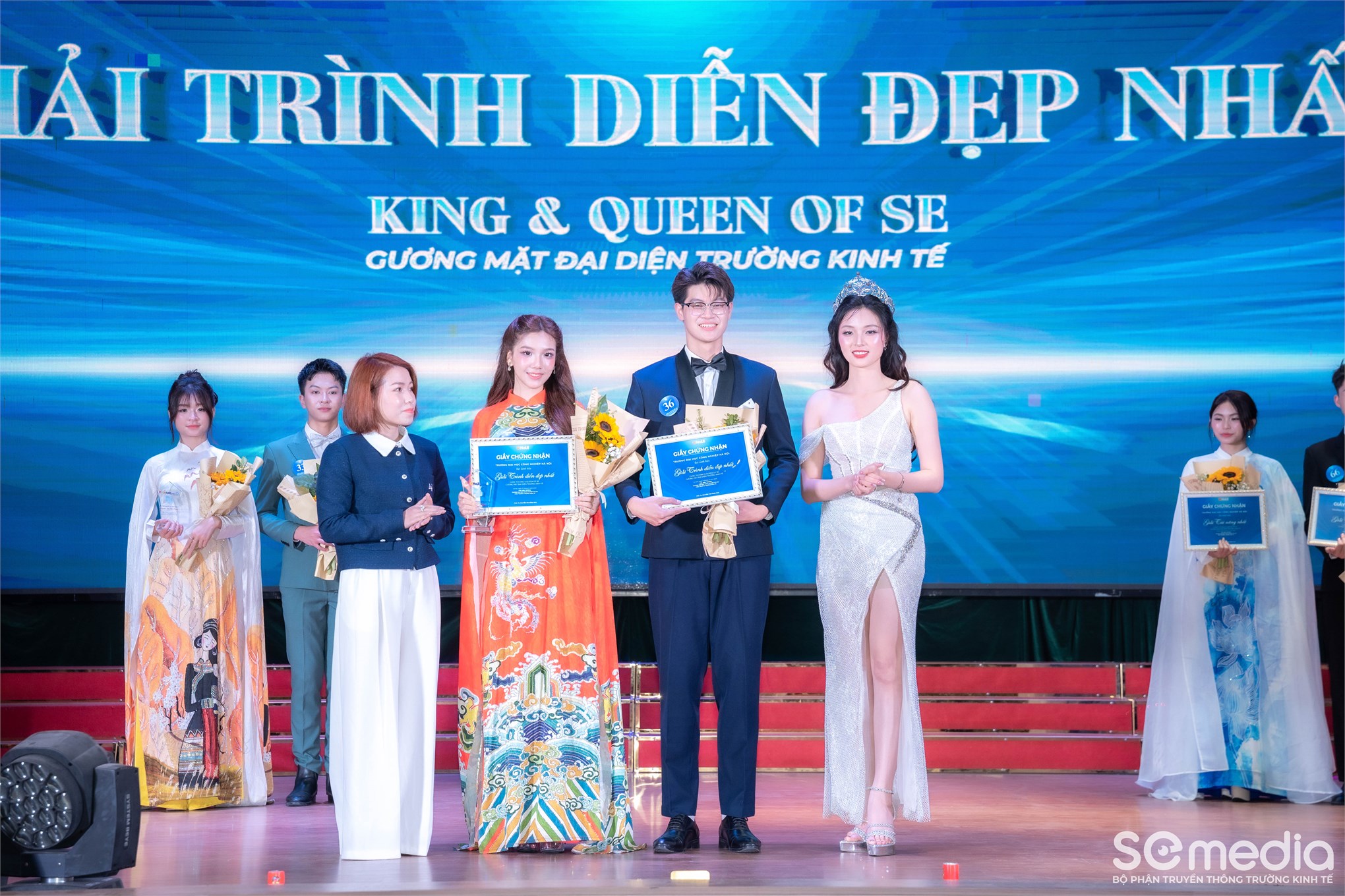 Chung kết `King & Queen of SE 2025 - Gương mặt đại diện Trường Kinh tế` : hành trình tỏa sáng của nhan sắc, trí tuệ và bản sắc sinh viên Kinh tế