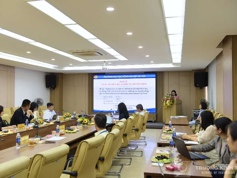 Đánh giá luận án tiến sĩ cấp đơn vị chuyên môn ngành kế toán