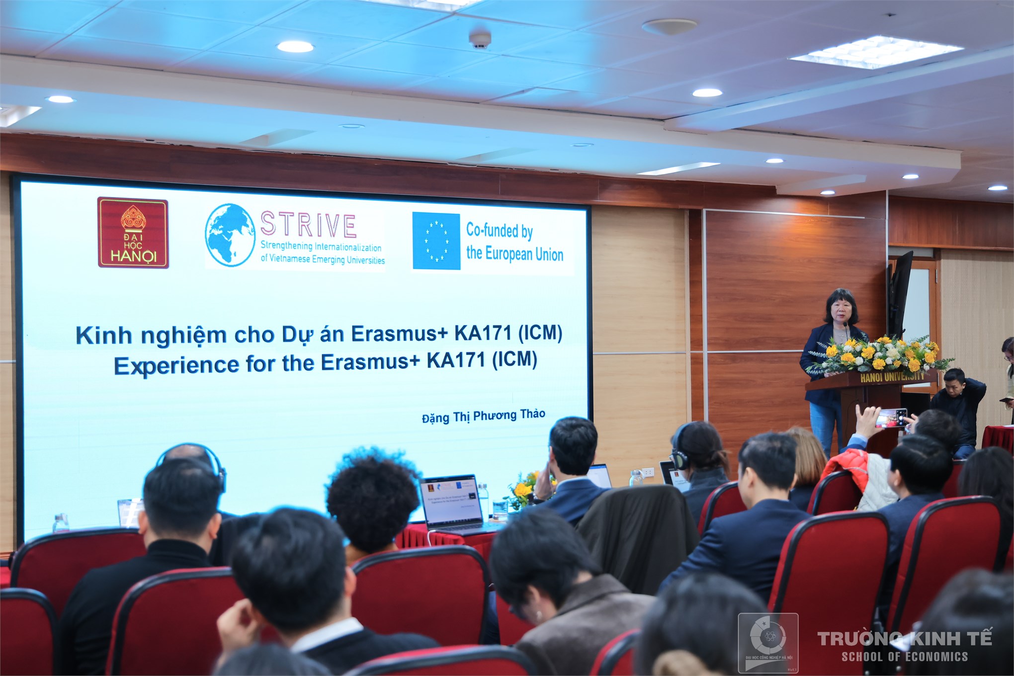 Trường Kinh tế - Đại học Công nghiệp Hà Nội tham dự “Chương trình tập huấn dự án STRIVE: chia sẻ kinh nghiệm thực hiện dự án Erasmus+ KA1”