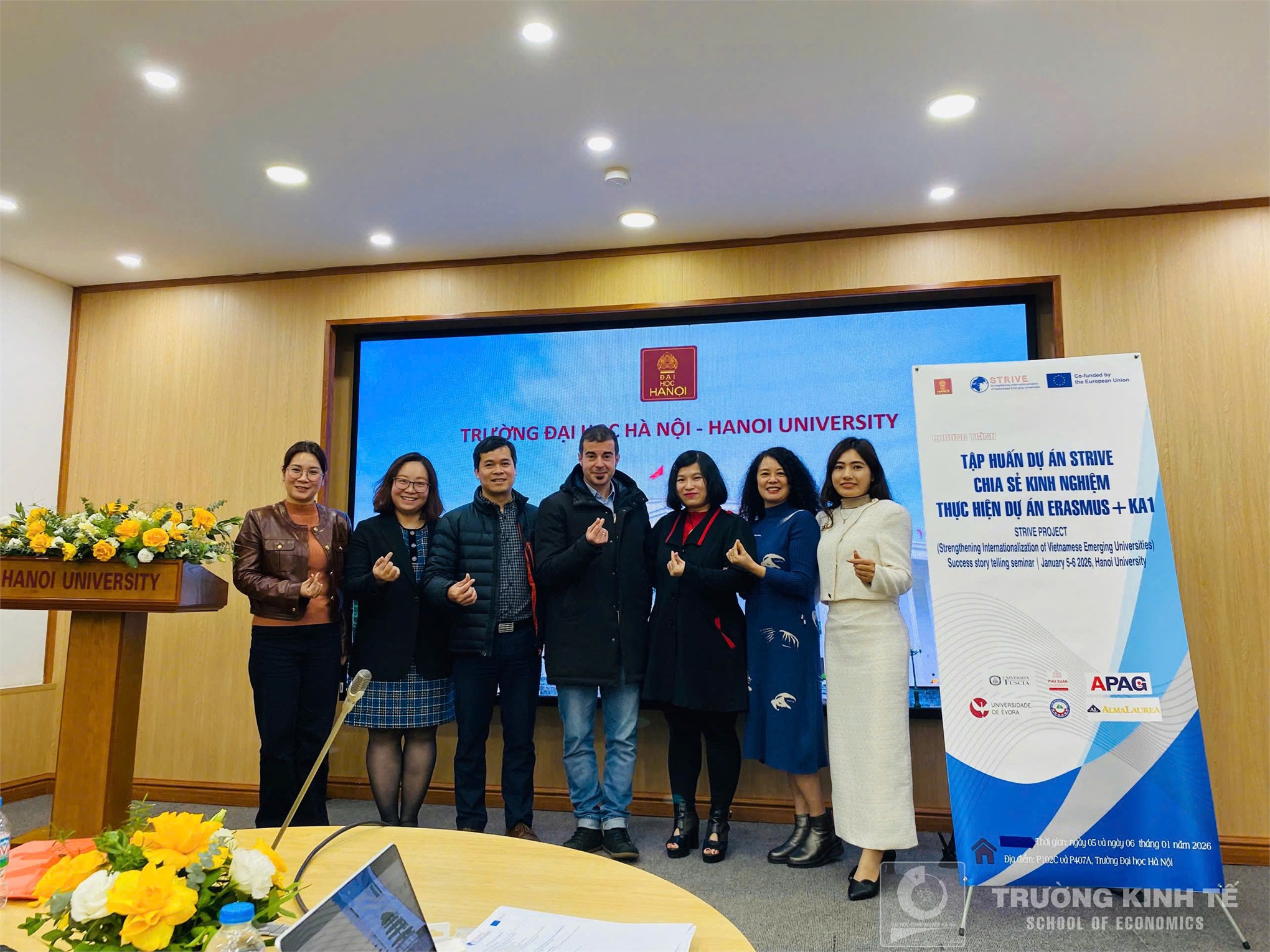 Trường Kinh tế - Đại học Công nghiệp Hà Nội tham dự “Chương trình tập huấn dự án STRIVE: chia sẻ kinh nghiệm thực hiện dự án Erasmus+ KA1”