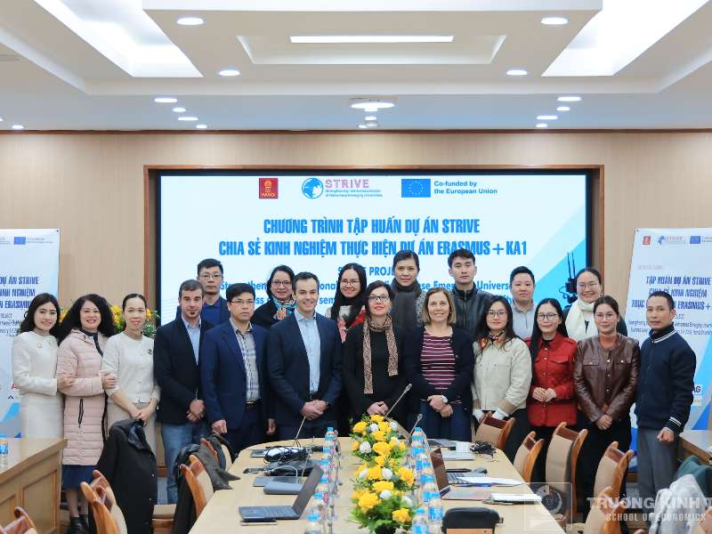 Trường Kinh tế - Đại học Công nghiệp Hà Nội tham dự “Chương trình tập huấn dự án STRIVE: chia sẻ kinh nghiệm thực hiện dự án Erasmus+ KA1”