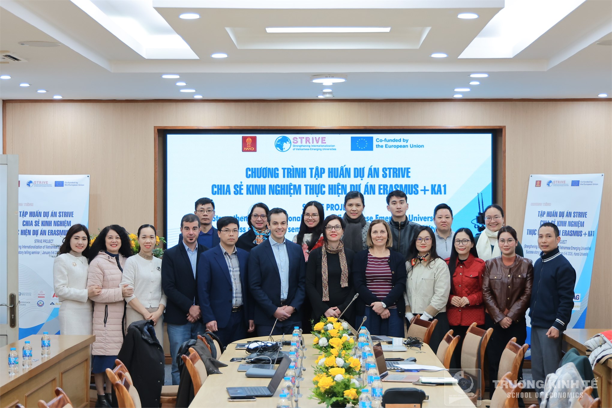 Trường Kinh tế - Đại học Công nghiệp Hà Nội tham dự “Chương trình tập huấn dự án STRIVE: chia sẻ kinh nghiệm thực hiện dự án Erasmus+ KA1”