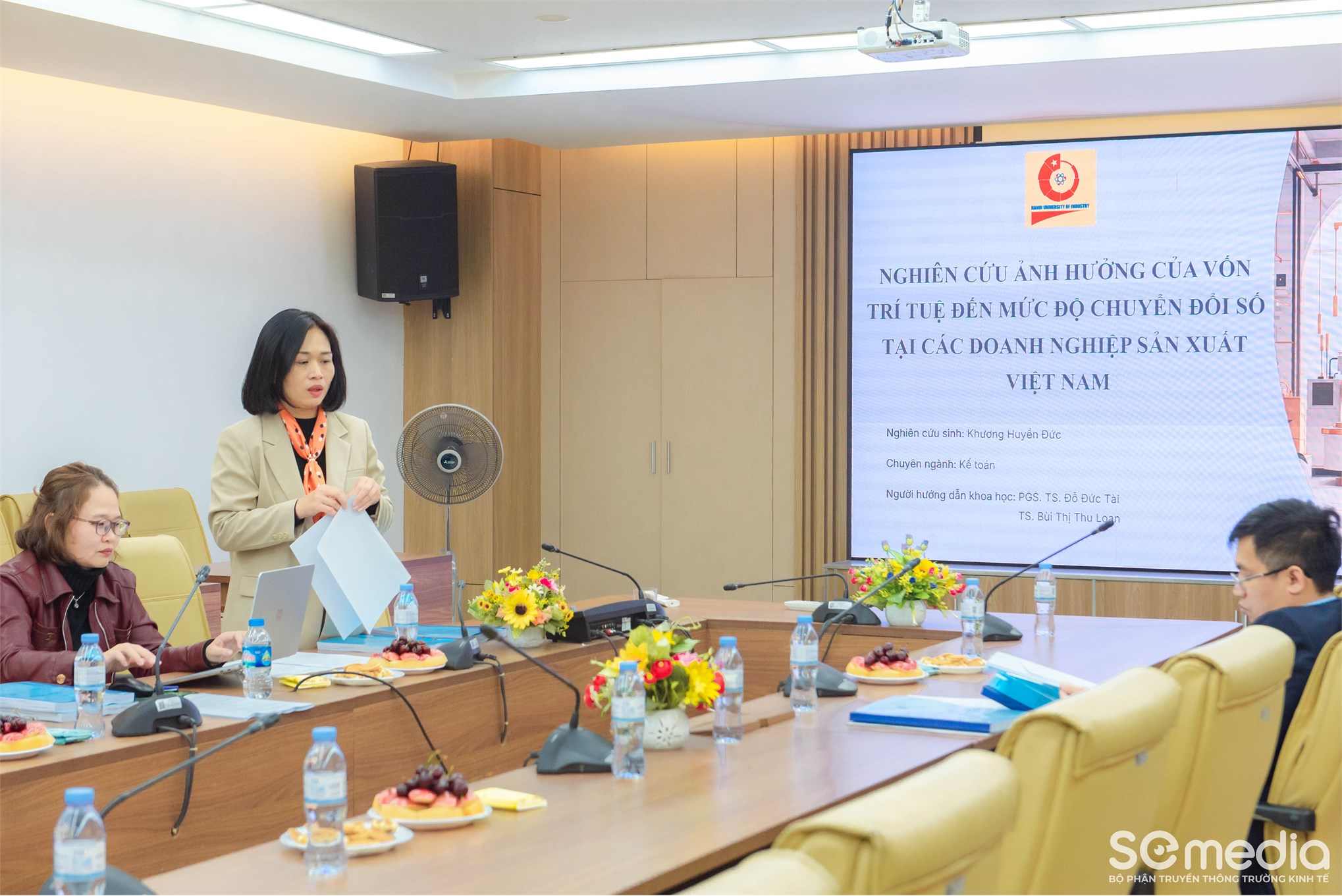 Trường Kinh tế tổ chức hội thảo luận án tiến sĩ ngành kế toán