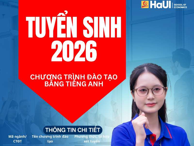 04 Chương trình đào tạo bằng Tiếng Anh tại Trường Kinh tế - Đại học Công nghiệp Hà Nội