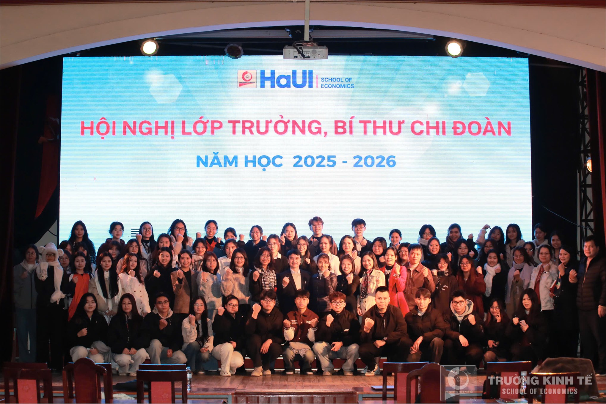 Trường Kinh tế tổ chức Hội nghị Lớp trưởng, Bí thư Chi đoàn năm học 2025 – 2026