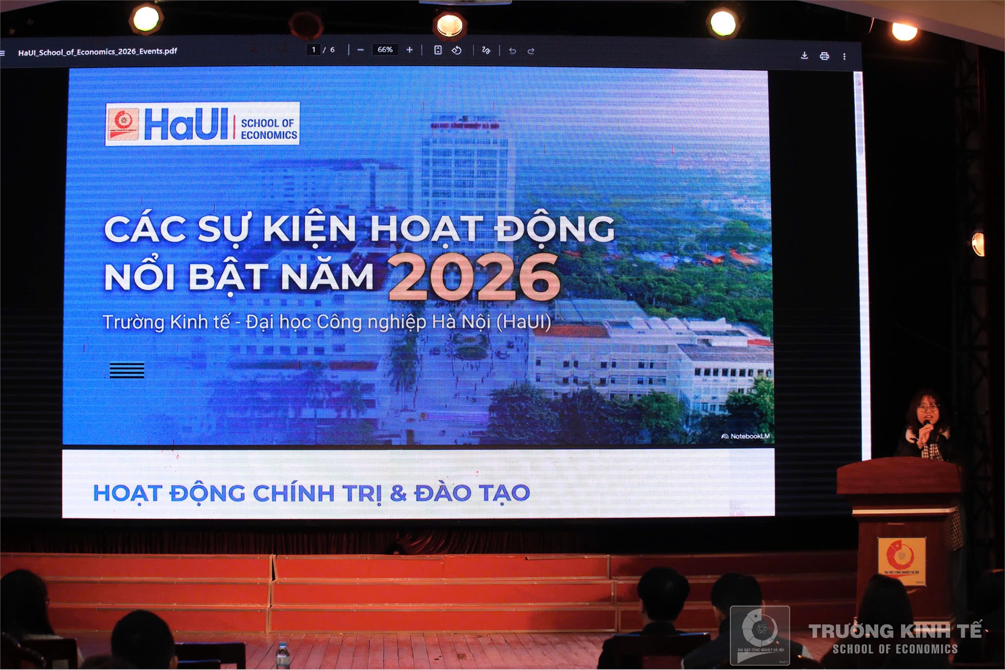 Trường Kinh tế tổ chức Hội nghị Lớp trưởng, Bí thư Chi đoàn năm học 2025 – 2026