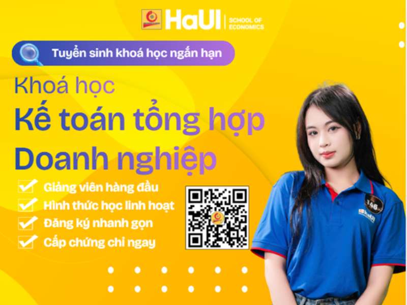THÔNG BÁO TUYỂN SINH: KHÓA BỒI DƯỠNG KẾ TOÁN TỔNG HỢP DOANH NGHIỆP