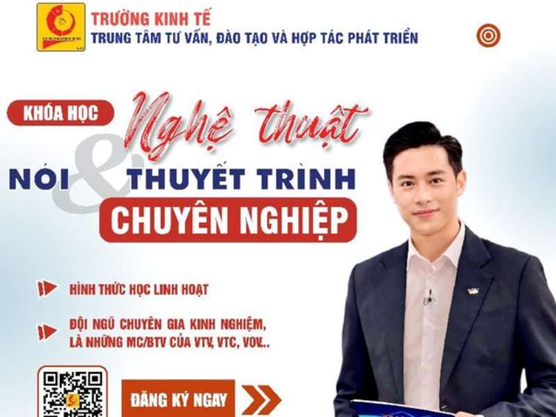THÔNG BÁO TUYỂN SINH: KHÓA BỒI DƯỠNG NGHỆ THUẬT NÓI VÀ THUYẾT TRÌNH CHUYÊN NGHIỆP