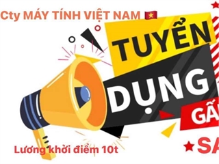 Máy tính Thánh Gióng tuyển dụng