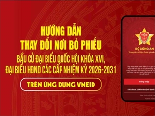 Hướng dẫn thay đổi nơi bỏ phiếu bầu cử trên ứng dụng VNeID