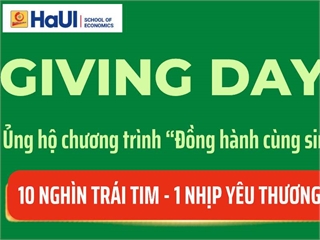 Trường Kinh tế – Đại học Công nghiệp Hà Nội phát động Giving Days 2026: “10 nghìn trái tim – 1 nhịp yêu thương”