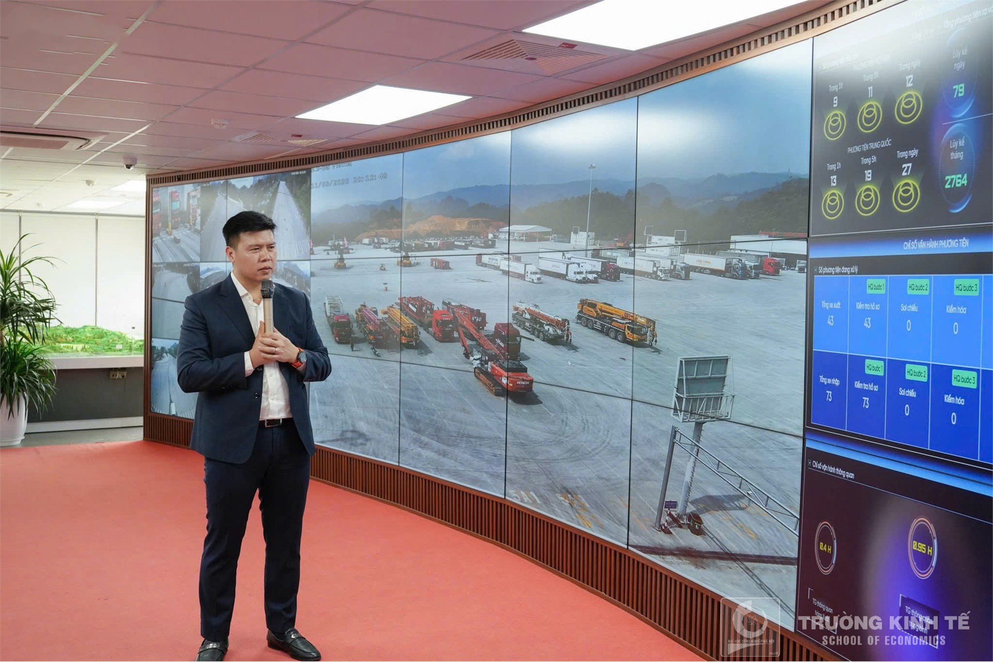 Tham quan thực tế Công viên Logistics Viettel Lạng Sơn của sinh viên ngành Logistics – Khoa Kinh doanh số - Trường Kinh tế