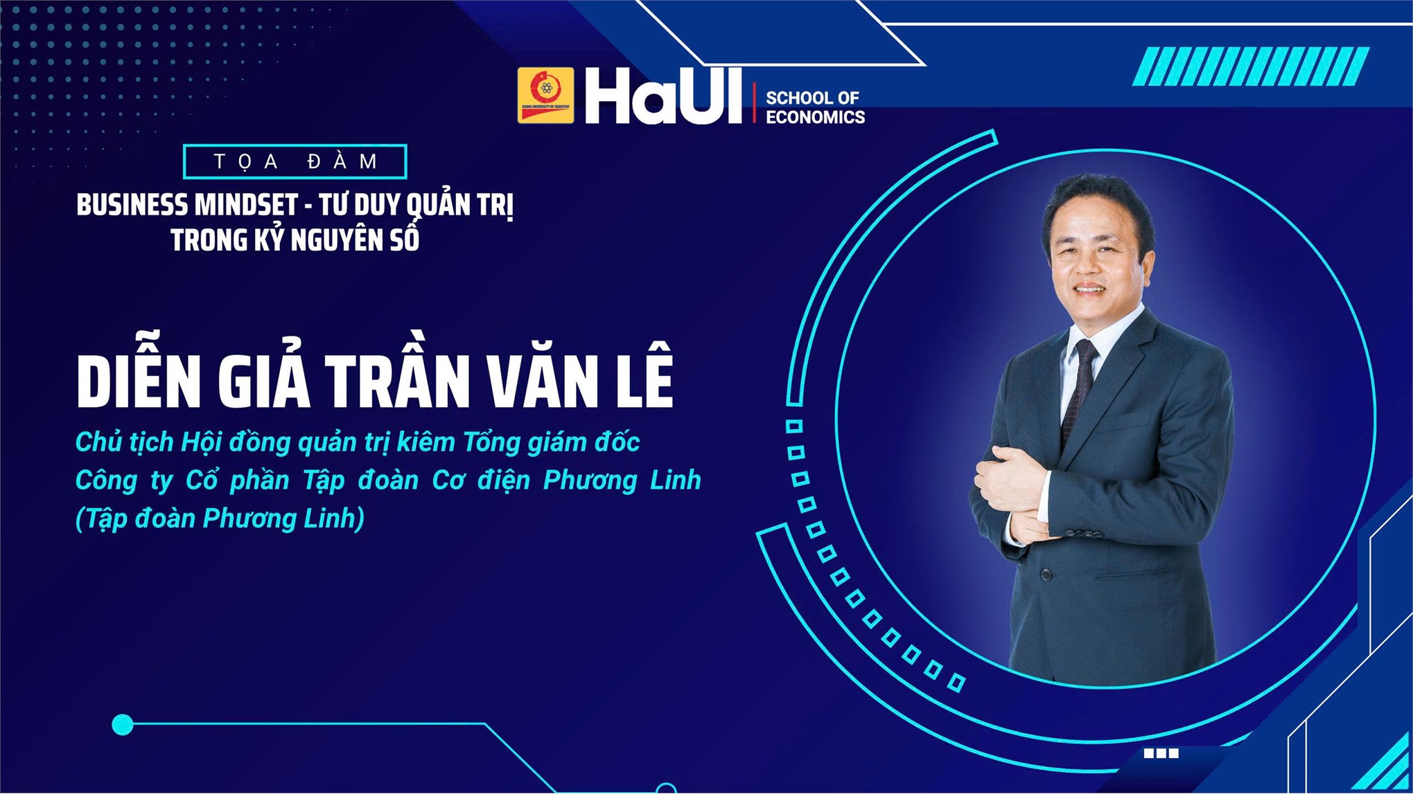 Mời tham dự toạ đàm: “Business Mindset – Tư duy quản trị trong kỷ nguyên số”