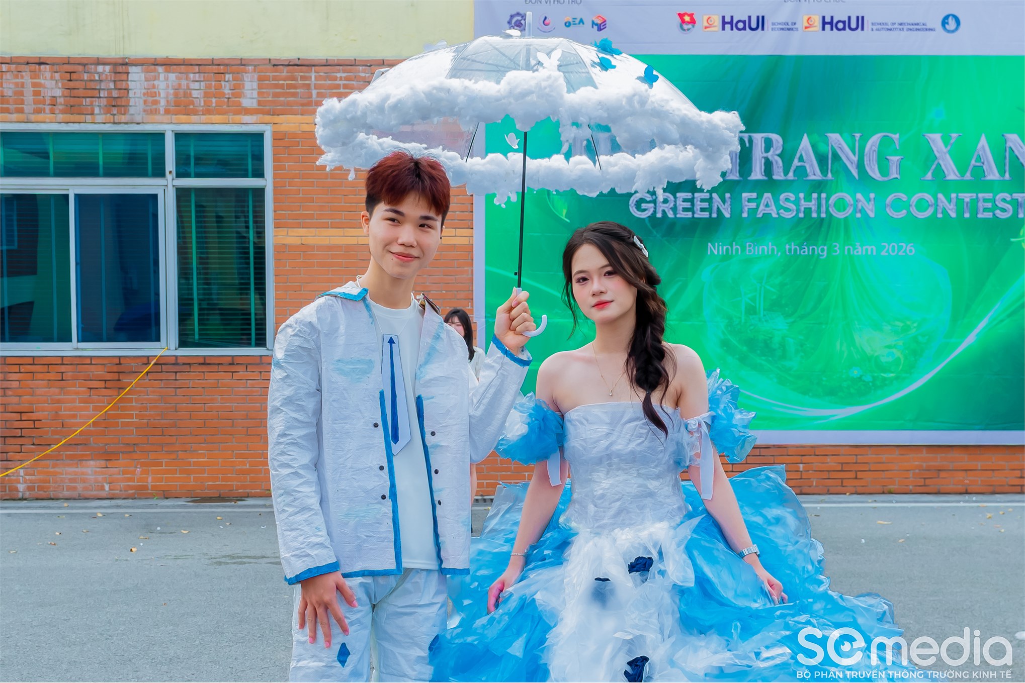 Ấn tượng sức trẻ Sinh viên Trường Kinh tế trong chuỗi hoạt động Thời trang xanh (Green fashion contest) & Hội khỏe sinh viên cơ sở 3