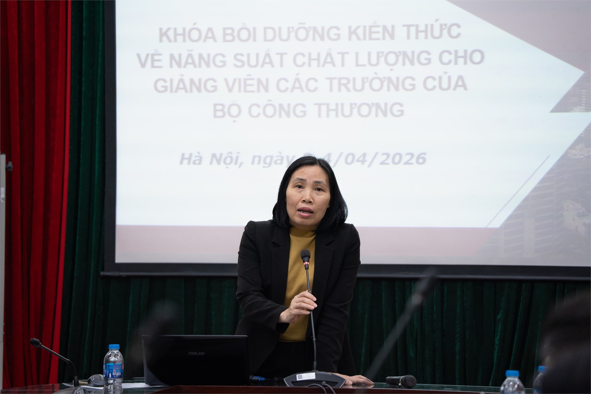 Khai mạc “Chương trình Khóa bồi dưỡng kiến thức về năng suất chất lượng” Dành cho giảng viên các trường thuộc Bộ Công Thương Đợt 1