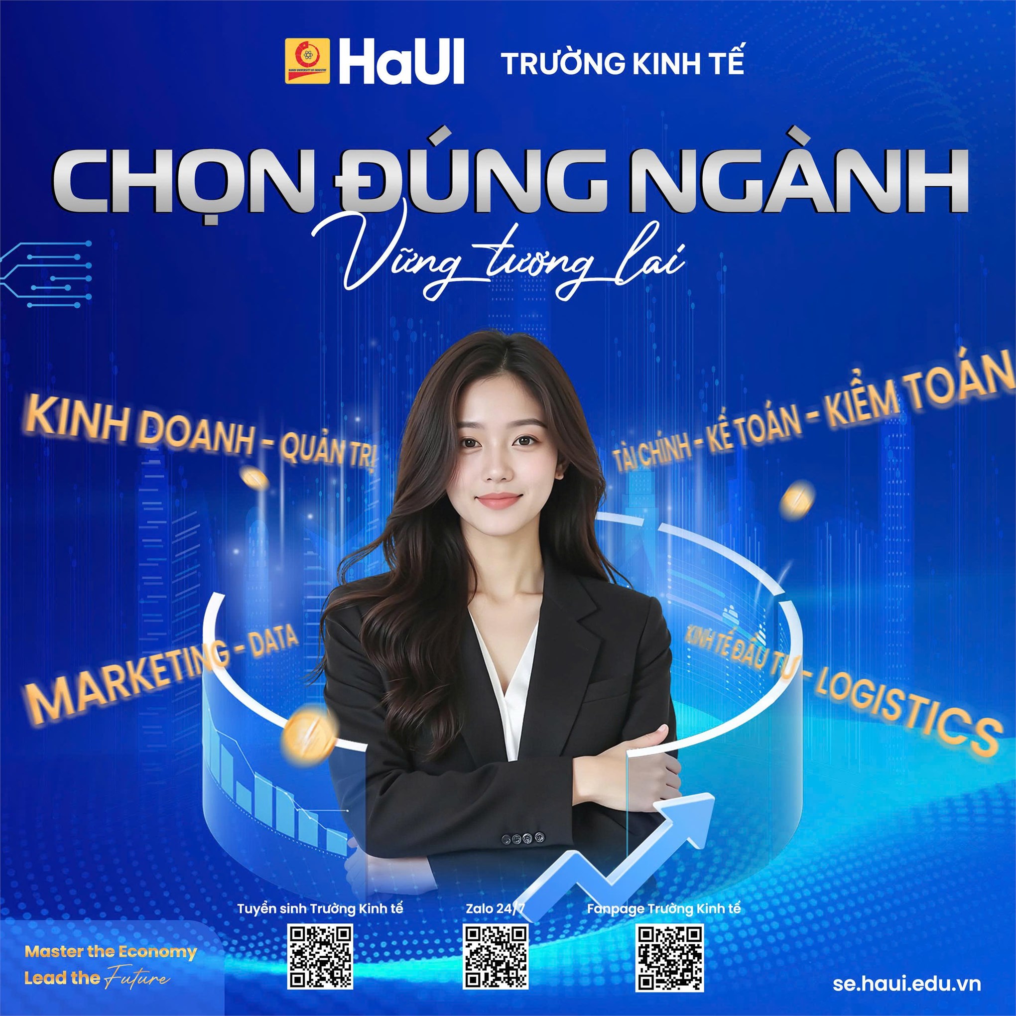 CHỌN ĐÚNG NGÀNH – VỮNG TƯƠNG LAI: TRƯỜNG KINH TẾ – ĐẠI HỌC CÔNG NGHIỆP HÀ NỘI MỞ RA 4 HƯỚNG ĐI CHIẾN LƯỢC CHO THẾ HỆ 2K8