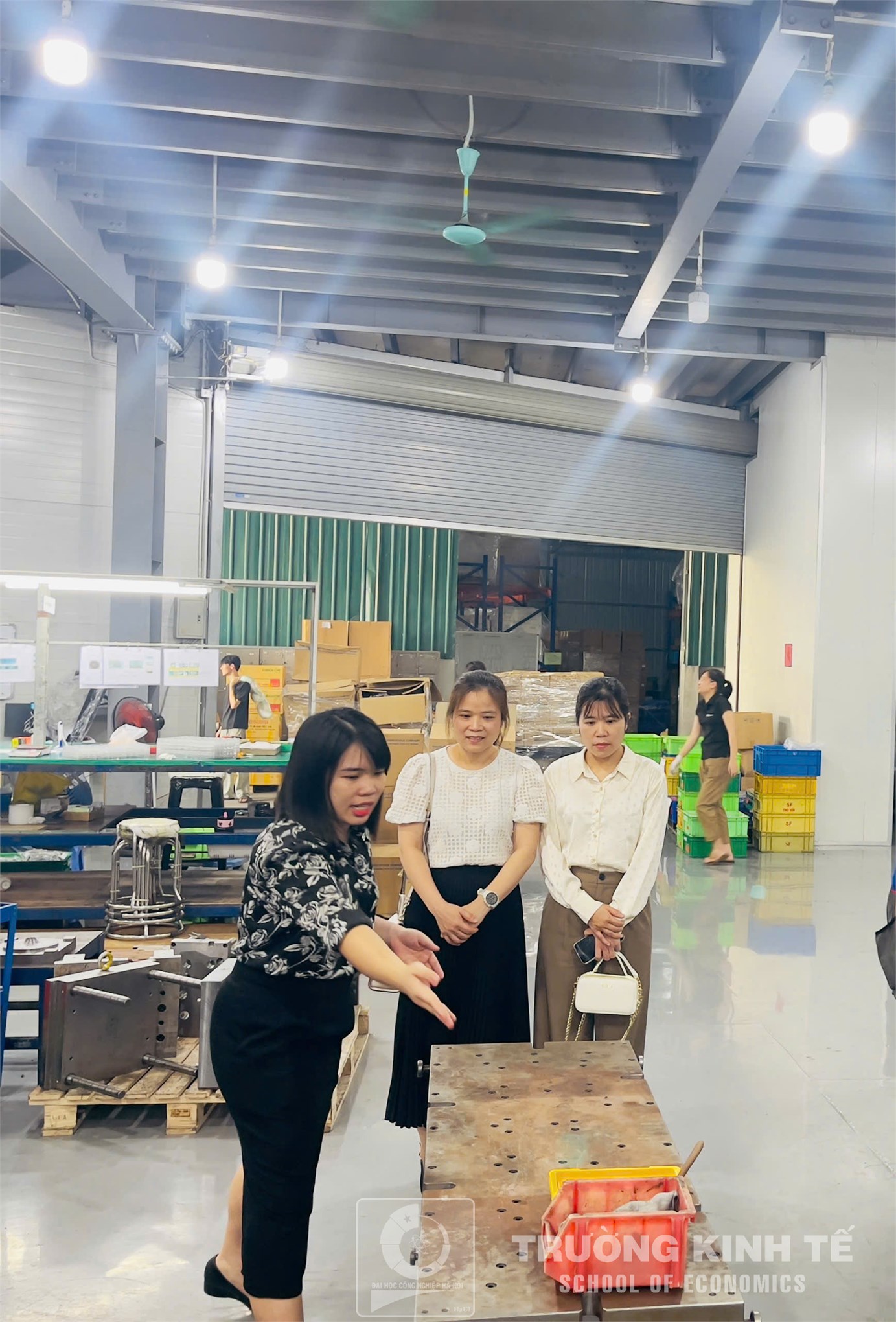 Sinh viên Khoa Kế toán – Kiểm toán, Trường Kinh tế (HaUI) tham quan thực tế tại Công ty cổ phần Công nghệ Hanin Việt Nam