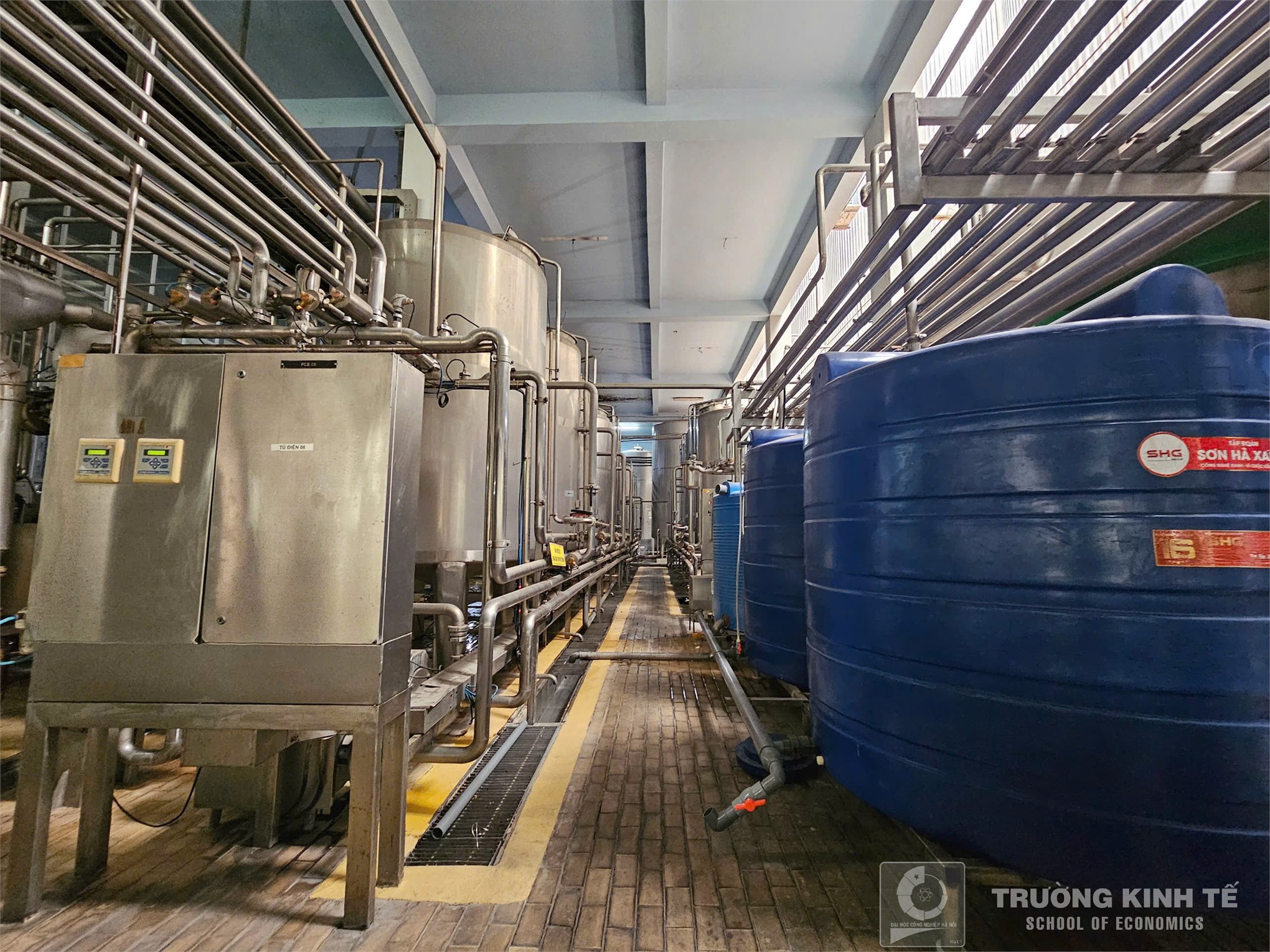 Sinh viên Khoa Kế toán – Kiểm toán, Trường Kinh tế (HaUI) tham quan thực tế tại Công ty Cổ phần bia Sài Gòn - Hà Nội