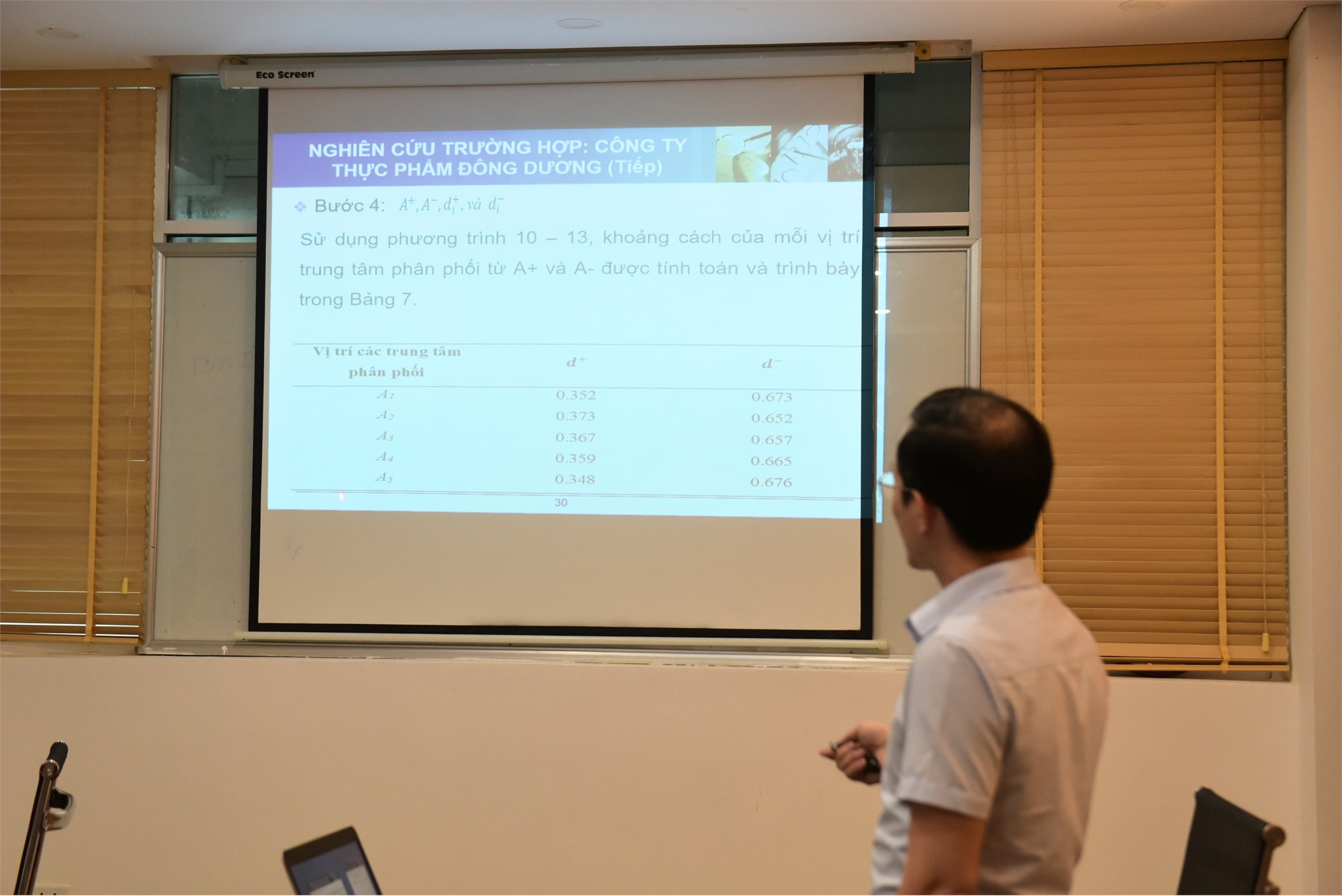 Nghiệm thu đề tài cấp trường: “Xây dựng mô hình ra quyết định đa tiêu chuẩn động để đánh giá và lựa chọn vị trí trung tâm phân phối bền vững của doanh nghiệp cung ứng nông sản tại Việt Nam”