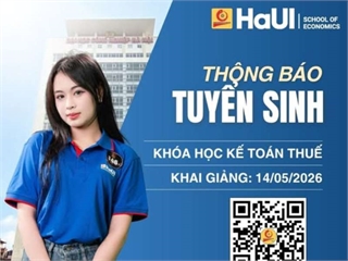 THÔNG BÁO KHAI GIẢNG KHÓA HỌC KẾ TOÁN THUẾ (Khai giảng dự kiến: 14/05/2026)