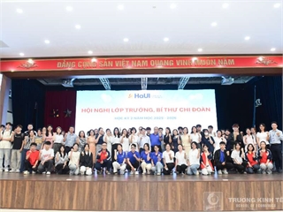 Trường Kinh tế tổ chức Hội nghị Lớp trưởng, Bí thư Chi đoàn Học kỳ 2 năm học 2025 – 2026