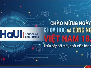 Trường Kinh tế - Đại học Công nghiệp Hà Nội chúc mừng Ngày Khoa học và Công nghệ Việt Nam 18/5