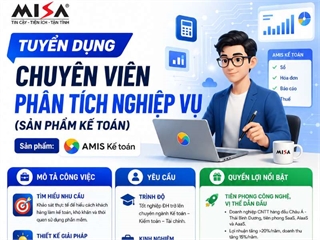 Chuyên viên Phân tích nghiệp vụ (sản phẩm Kế toán)