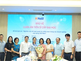 Nghiên cứu sinh Lê Thị Ngọc Mai bảo vệ thành công Luận án tiến sĩ cấp Đại học Công nghiệp Hà Nội
