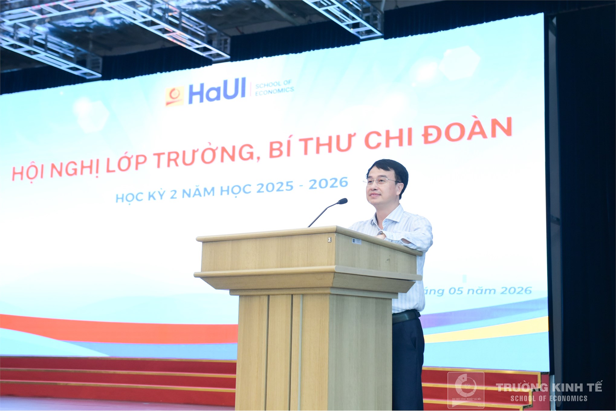 Trường Kinh tế tổ chức Hội nghị Lớp trưởng, Bí thư Chi đoàn Học kỳ 2 năm học 2025 – 2026