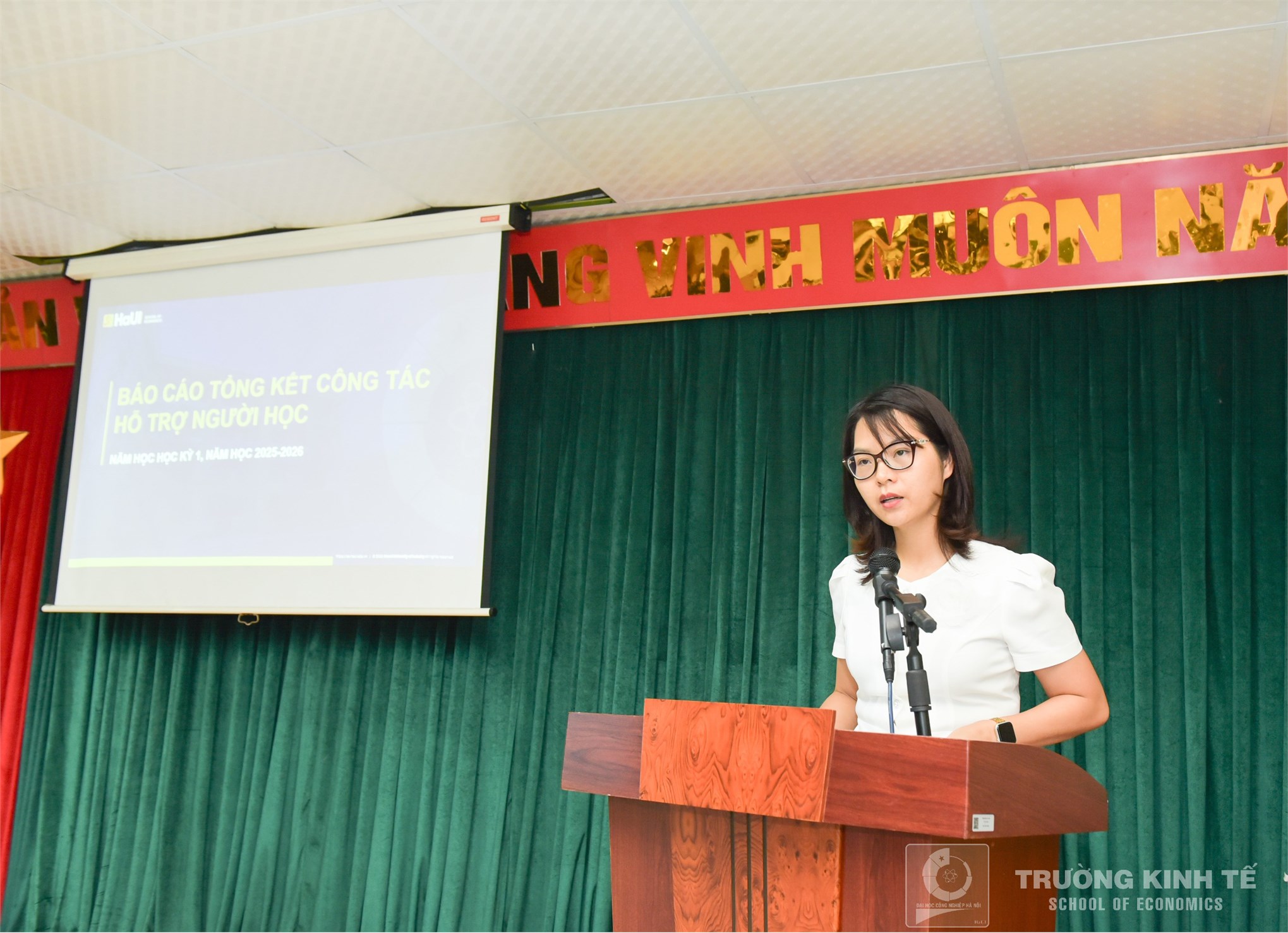 Trường Kinh tế tổ chức Hội nghị Lớp trưởng, Bí thư Chi đoàn Học kỳ 2 năm học 2025 – 2026