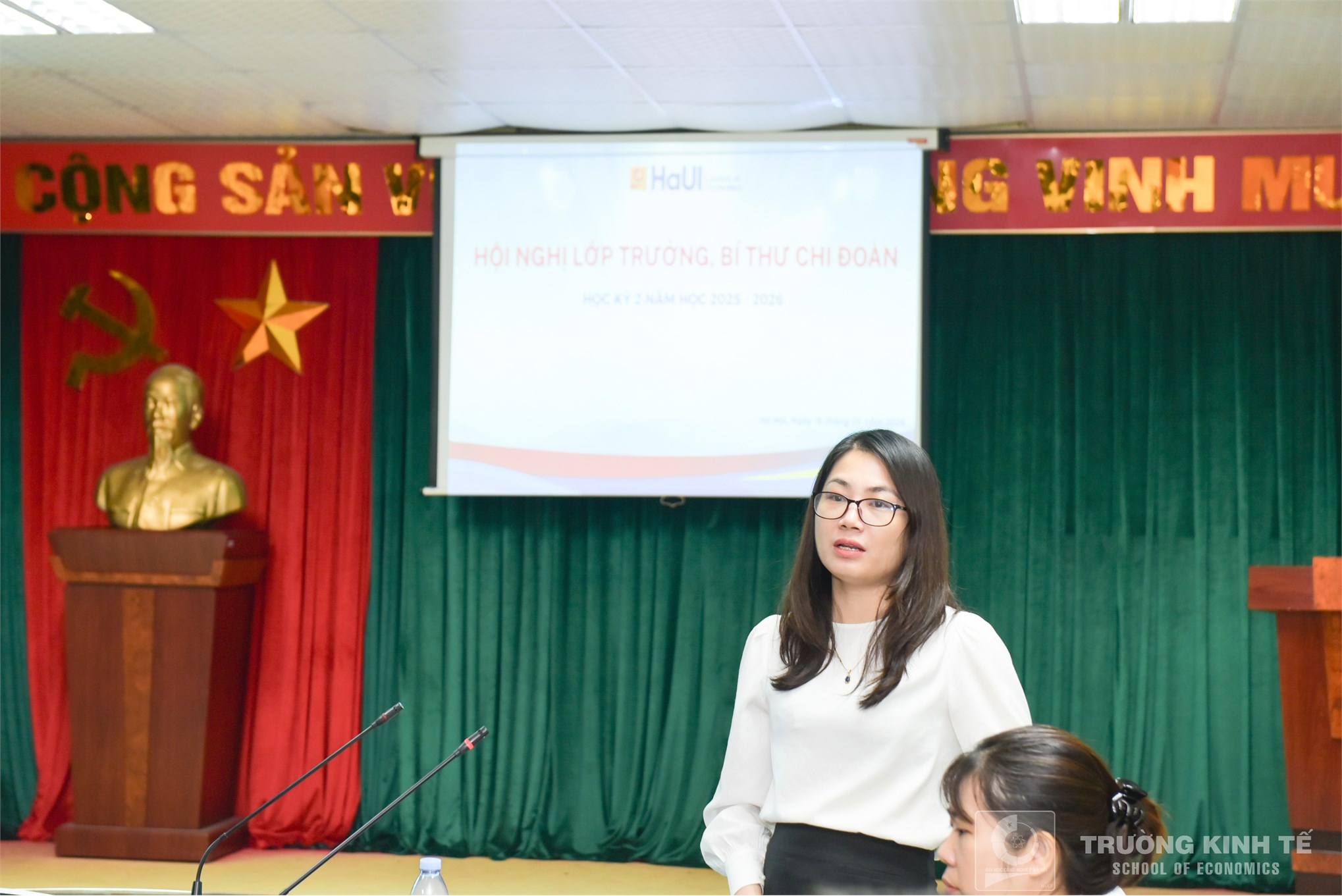 Trường Kinh tế tổ chức Hội nghị Lớp trưởng, Bí thư Chi đoàn Học kỳ 2 năm học 2025 – 2026