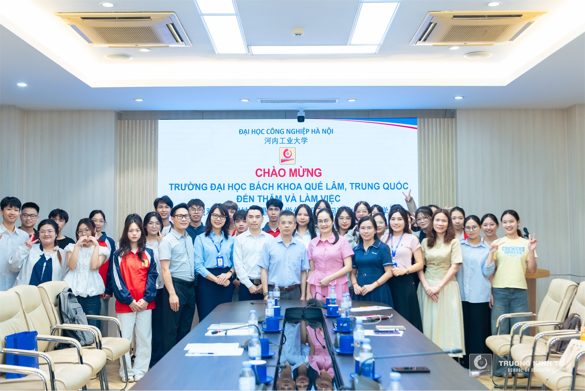 Đại học Công nghiệp Hà Nội đón tiếp đoàn cán bộ Trường Đại học Bách khoa Quế Lâm, Trung Quốc