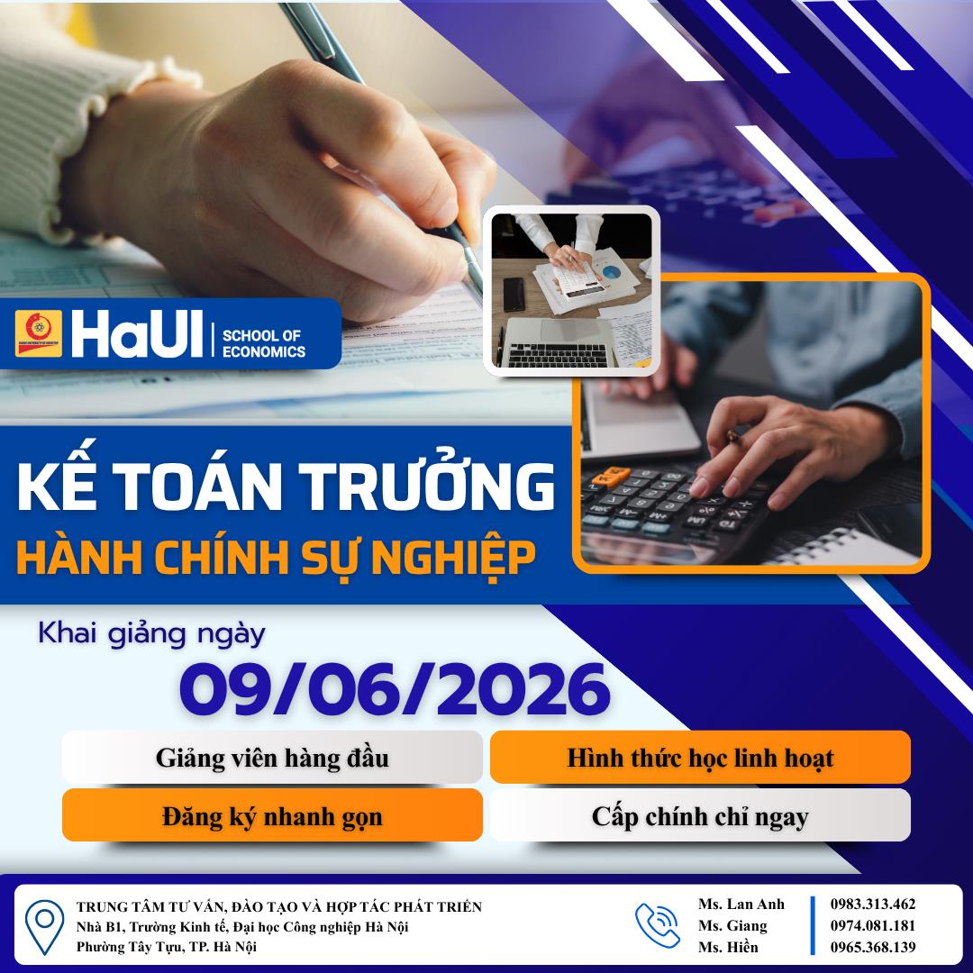 Khai giảng khóa Kế toán trưởng hành chính sự nghiệp — Lớp KTT.HCSN 36