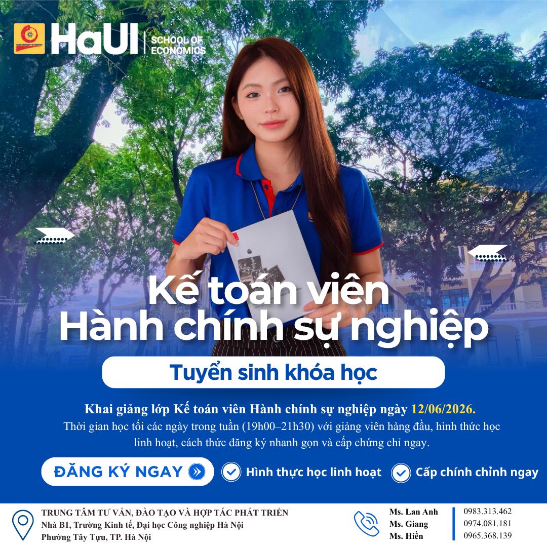 Khai giảng khóa Kế toán viên hành chính sự nghiệp — Lớp KTV.HCSN 24