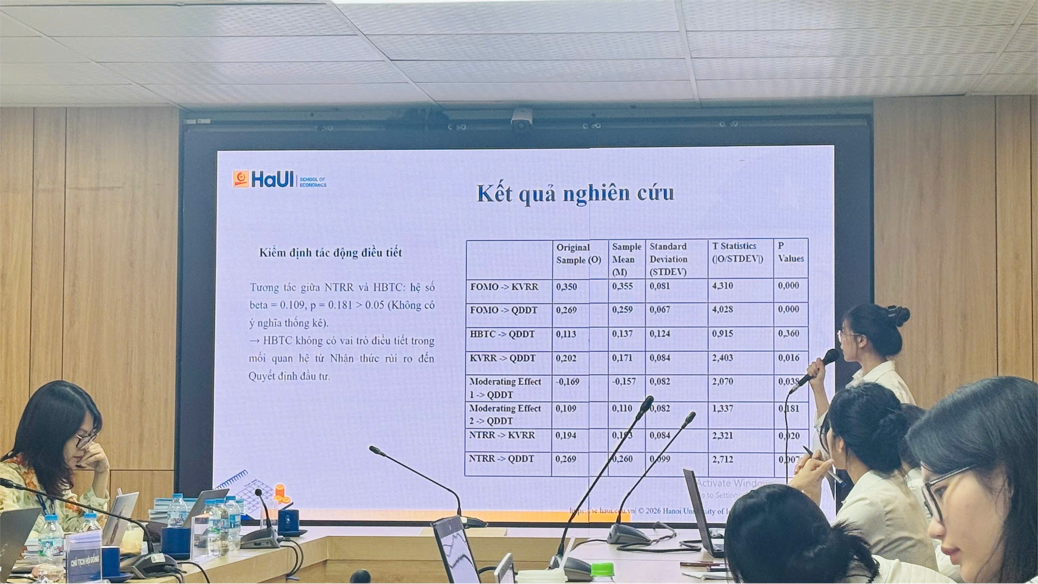 Trường Kinh tế tổ chức đánh giá đề tài nghiên cứu khoa học của sinh viên lĩnh vực: Kế toán, Tài chính - Ngân hàng