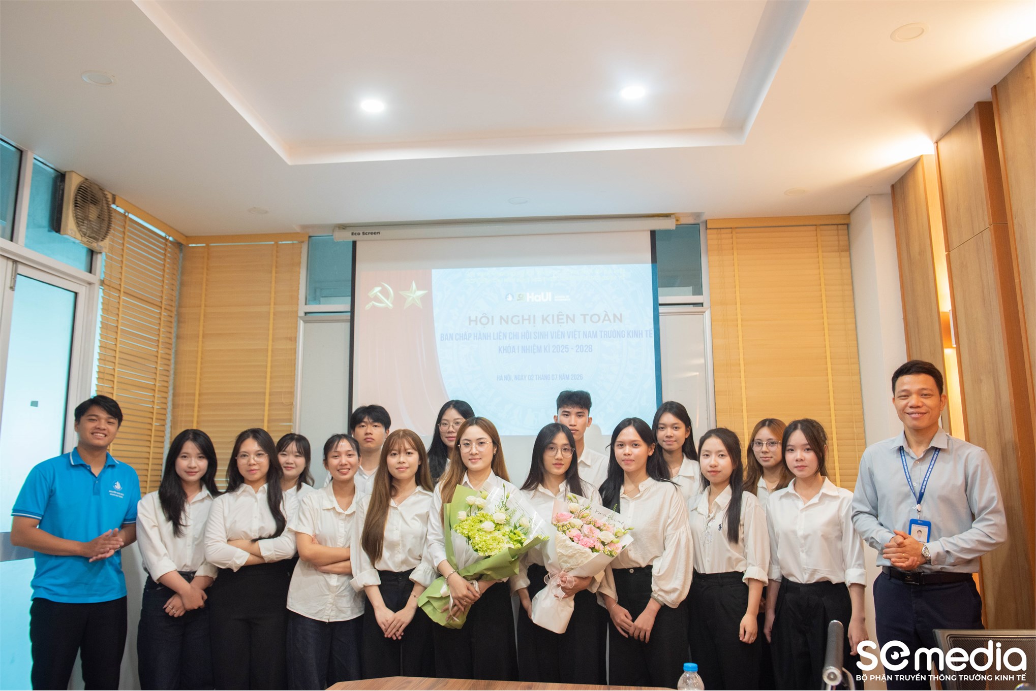 Hội nghị kiện toàn Ban chấp hành Liên chi Hội sinh viên Việt Nam Trường Kinh tế khóa I, nhiệm kỳ 2025-2028