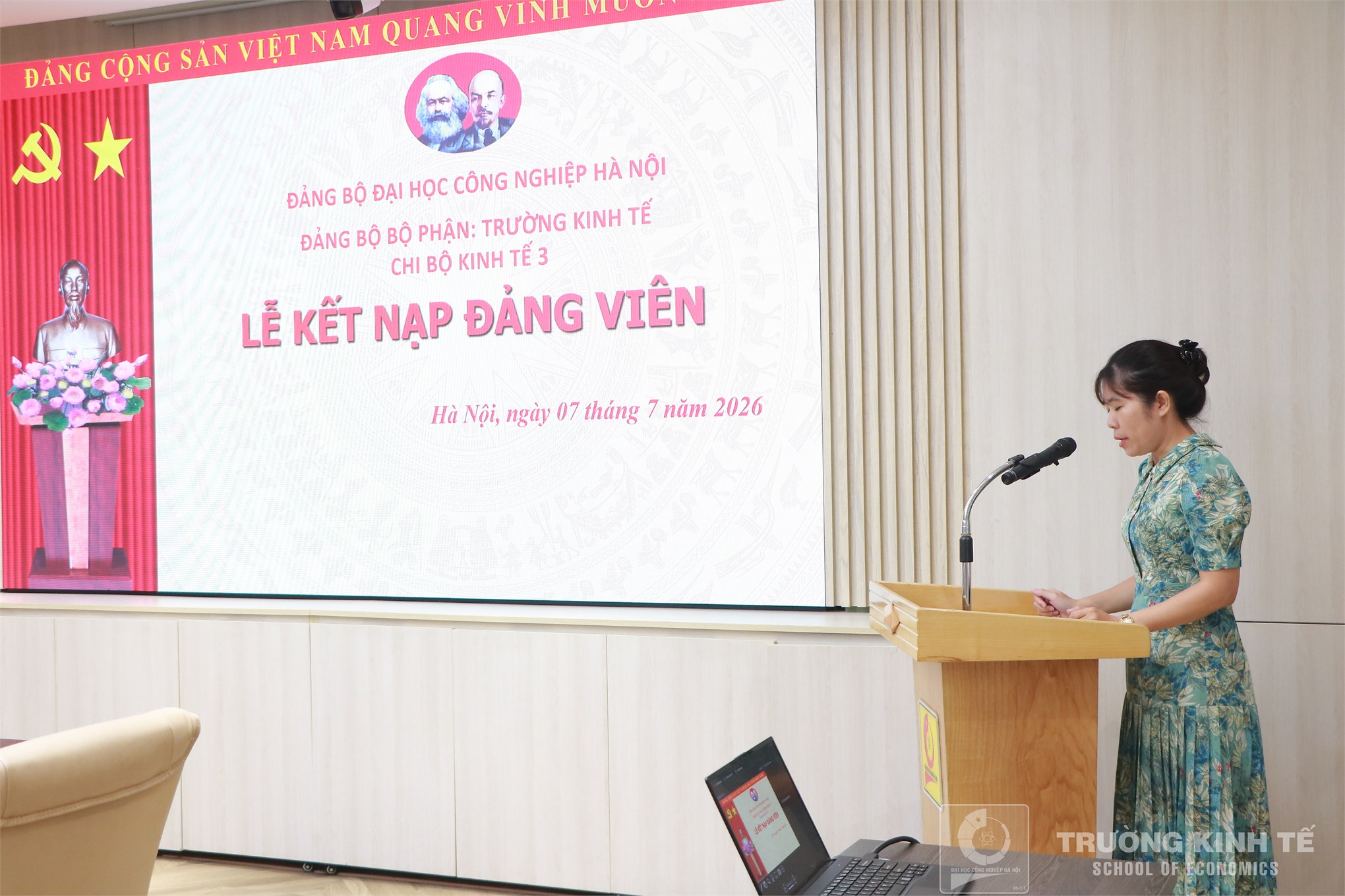Dấu ấn công tác xây dựng Đảng: Chi bộ Kinh tế 3 kết nạp đảng viên mới và triển khai nhiệm vụ trọng tâm tháng 7, 8/2026