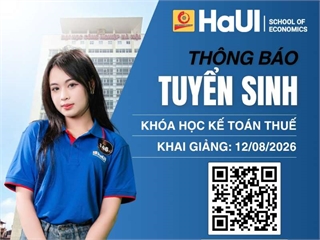 Khai giảng khóa Kế toán thuế — Lớp SE.KẾ TOÁN THUẾ 03 (dự kiến: 12/08/2026)