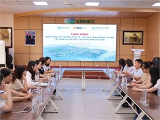 Trường Kinh tế - Đại học Công nghiệp Hà Nội tăng cường kết nối doanh nghiệp, thúc đẩy hợp tác nghiên cứu và phát triển nguồn nhân lực tại Khu công nghiệp sinh thái Nam Cầu Kiền (Hải Phòng)