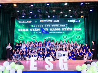 Chung kết cuộc thi “Sinh viên với sáng kiến ESG mùa 3”: Kiến tạo tương lai xanh – Bản lĩnh tiên phong trong kỷ nguyên phát triển bền vững