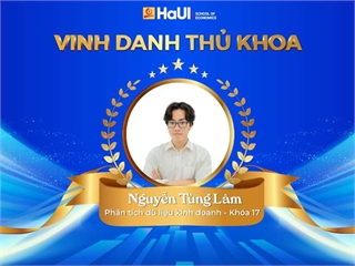 Vinh danh Thủ khoa tốt nghiệp năm 2026, Trường Kinh tế, Đại học Công nghiệp Hà Nội
